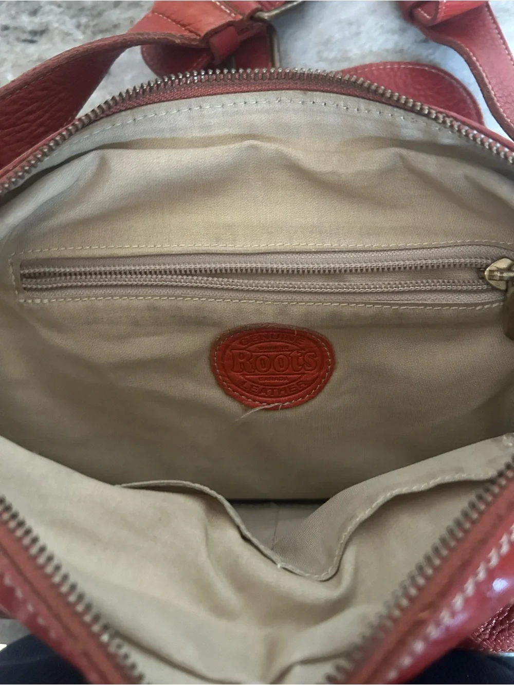 Roots vintage Leather Bag